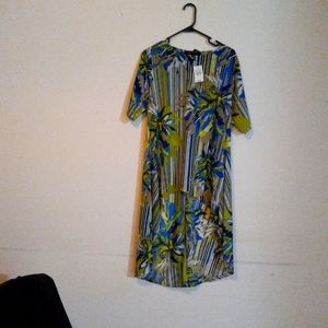 Ashley Stewart high low top size 10/12 Lapis blue